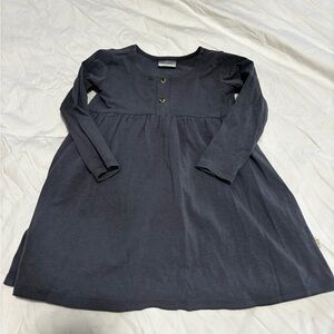 Classic Navy Blue Kids Dress